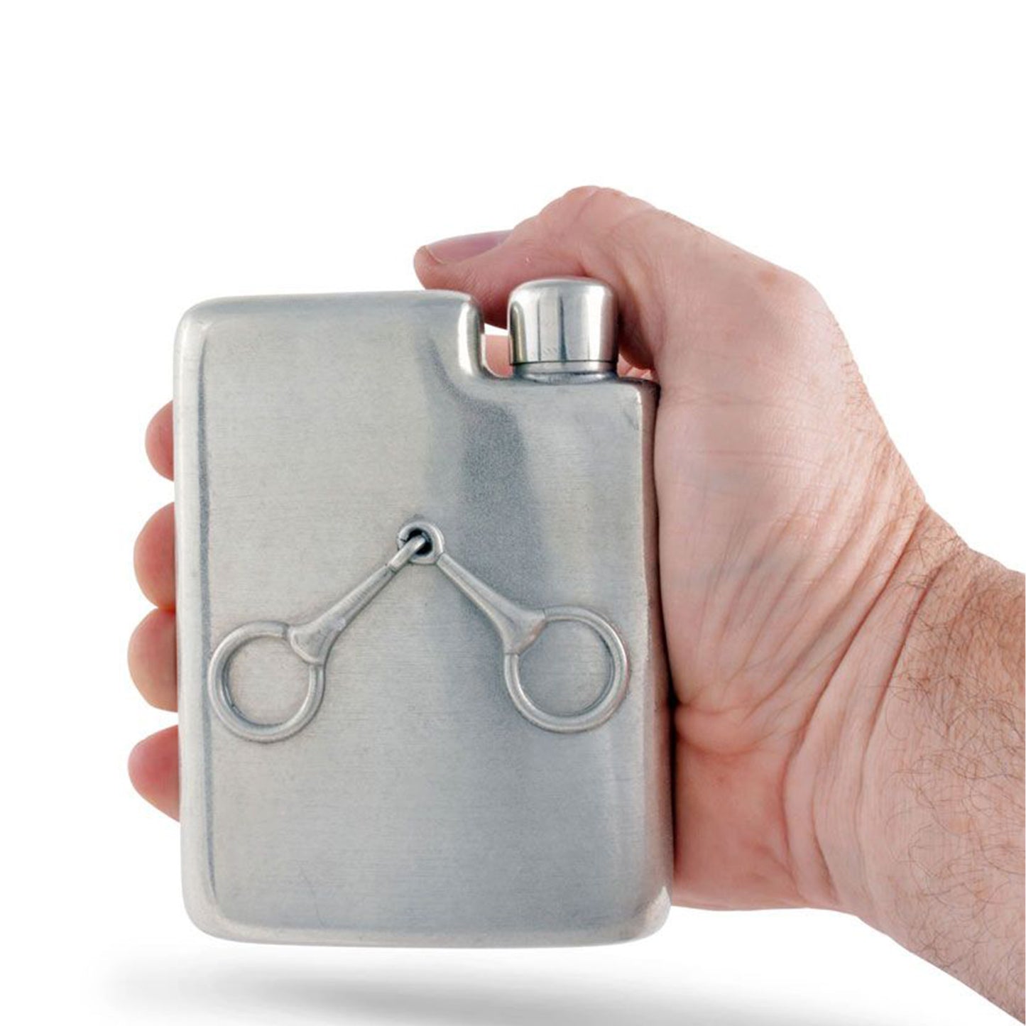 Arthur Court Equestrian Pewter Flask