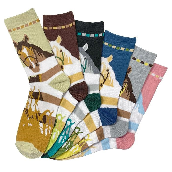 At the Fence Adult Crew Socks