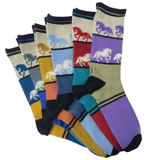 Bold Horse Adult Crew Socks