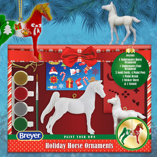 Breyer Paint Your Own Holiday Horse Ornaments Craft Kit