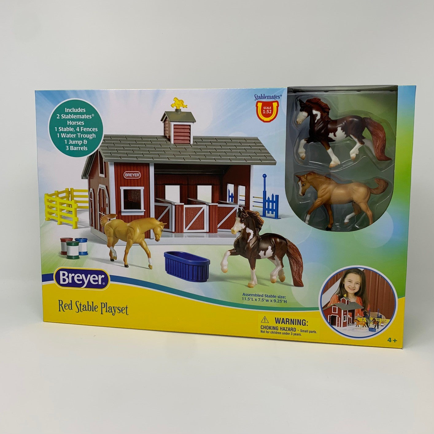 Breyer Red Stable Playset