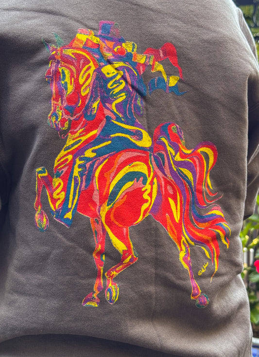 10th Anniversary WCHS Champion’s Hat Zip-Up Sweatshirt, Featuring Artwork by Andy Johns