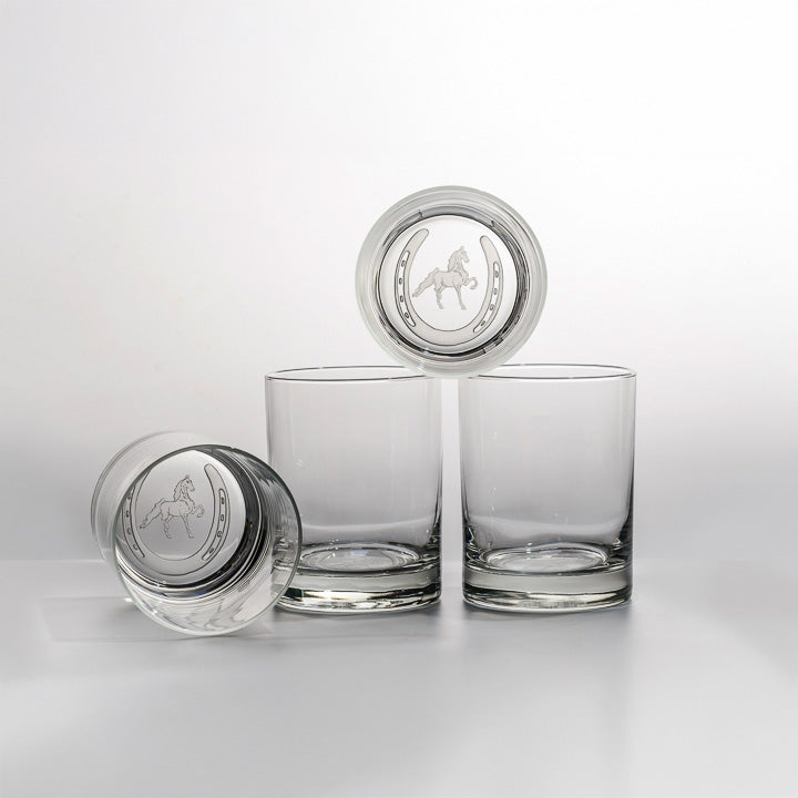 Saddlebred Double Old-Fashioned Glasses