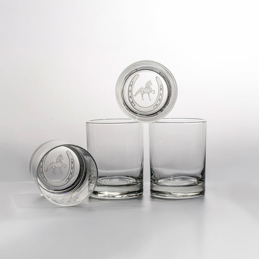 Saddlebred Double Old-Fashioned Glasses