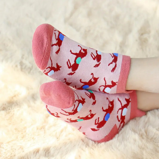 Children's Cute Cartoon Horse Ankle Socks