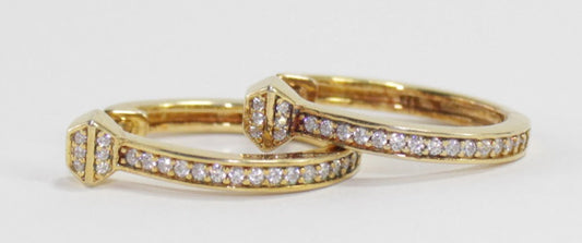 Horseshoe Nail Hoop Earrings