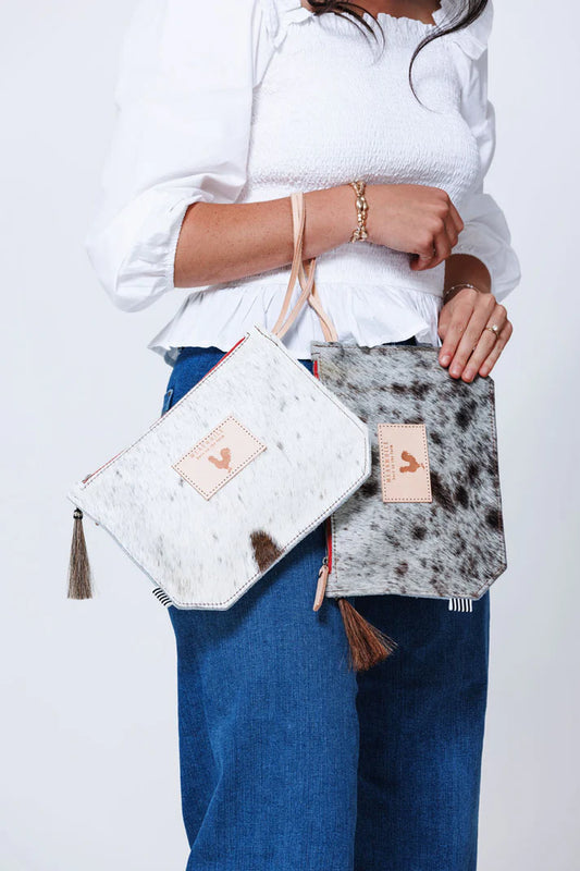 Hair on Hide Wristlet