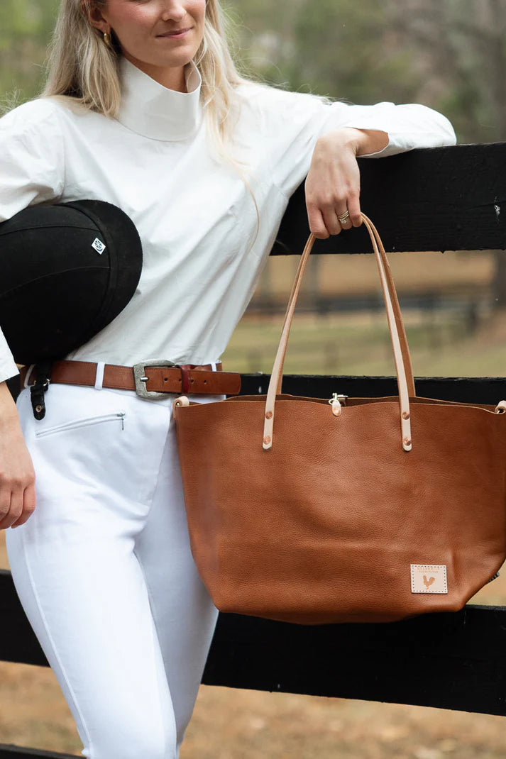 Saddle Leather Perfect Tote