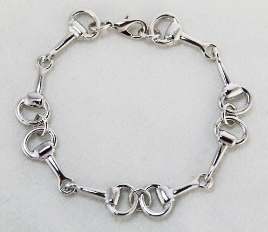 Snaffle Bit Chain Bracelet