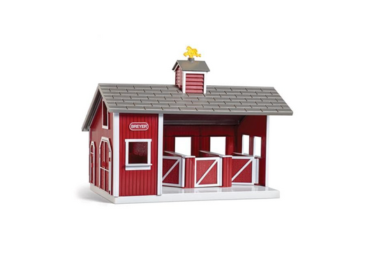 Stablemates Red Stable Set with Two Horses