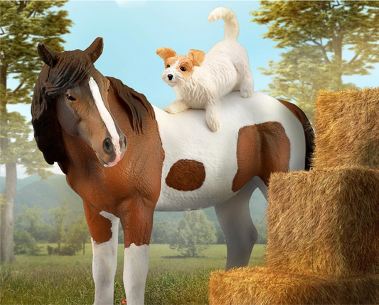 Mare & Terrier - CollectA Breyer