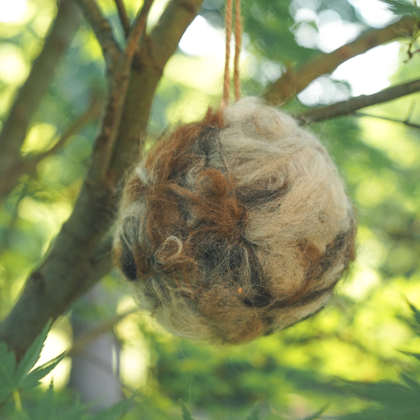 Alpaca Fleece Bird Nesting Ball