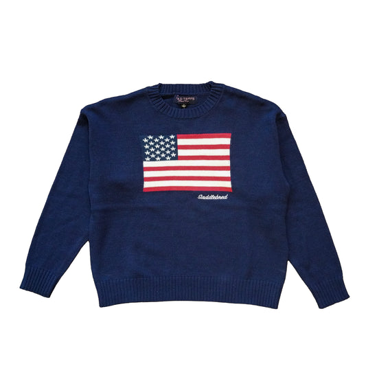 American Flag Summer Saddlebred Sweater