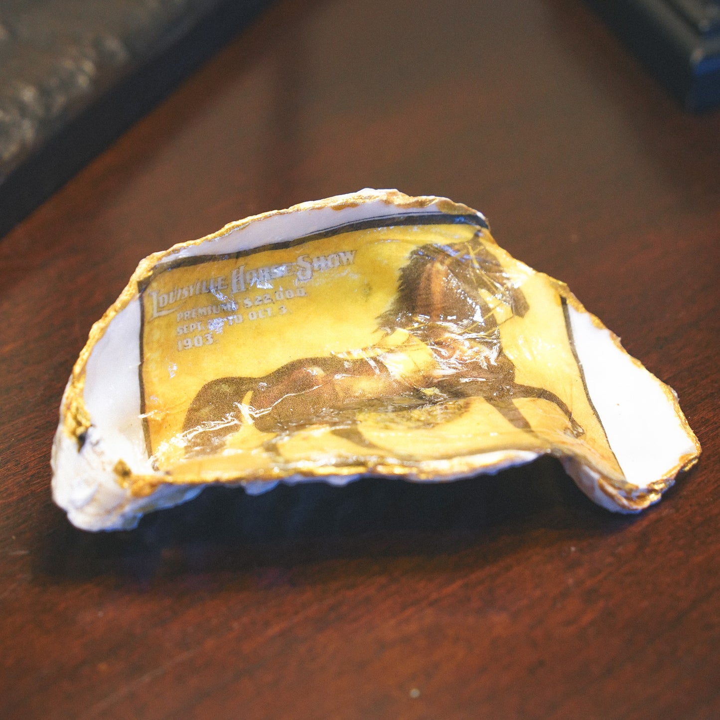American Saddlebred Decoupage Shell