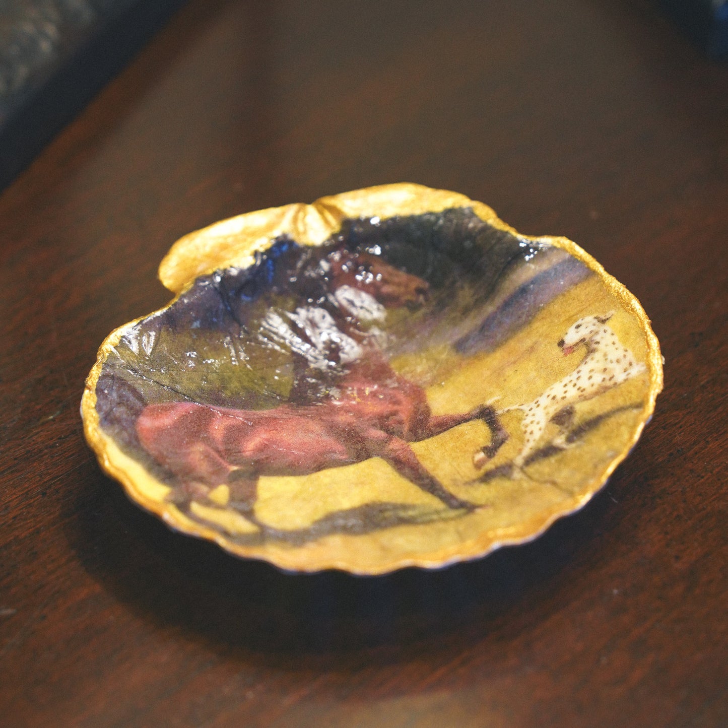 American Saddlebred Decoupage Shell