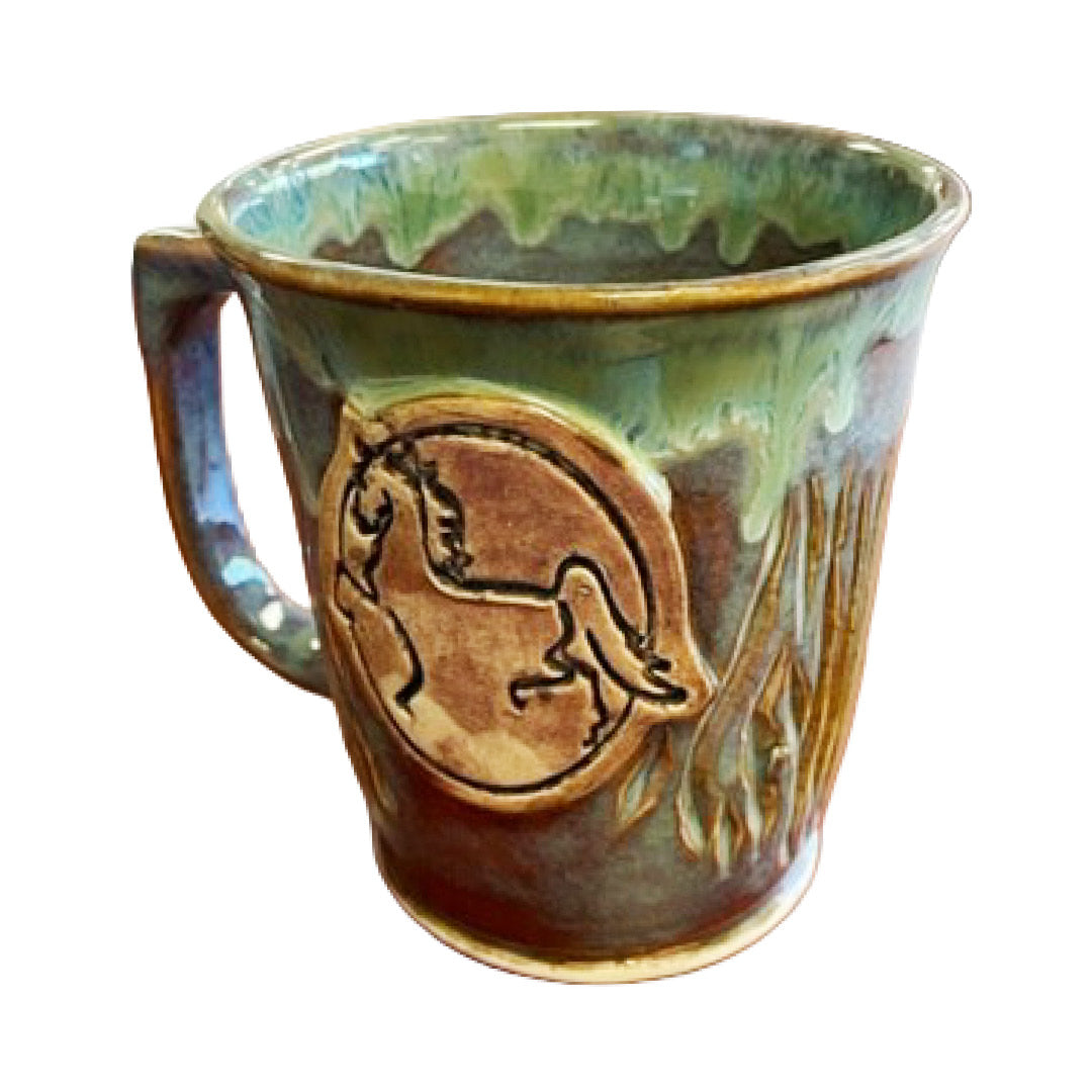 Handmade Pottery American Saddlebred Mug
