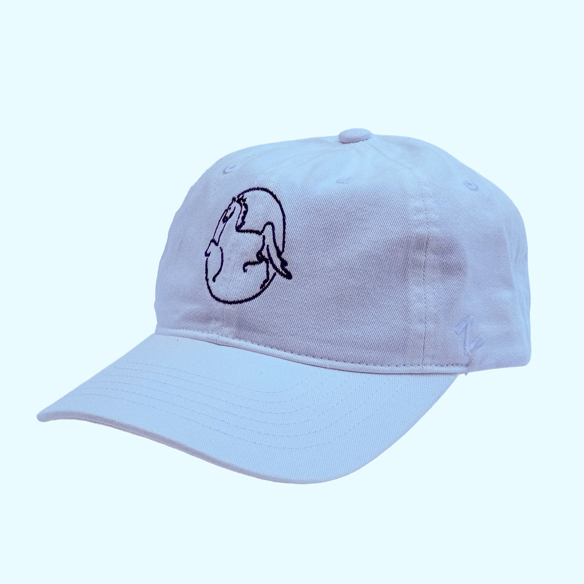 ASM Cotton Ball Cap, White