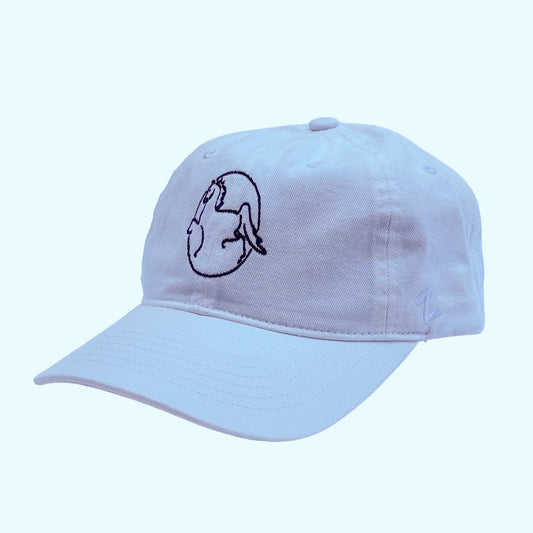 ASM Cotton Ball Cap, White