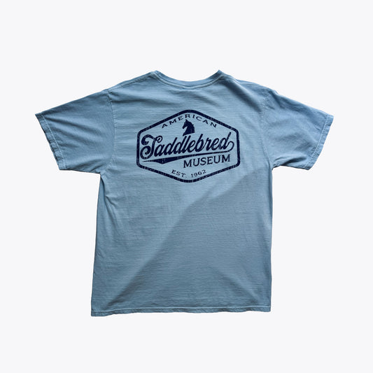 ASM Retro Tee, Powder Blue