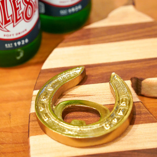 Gold Horseshoe Bottle Opener