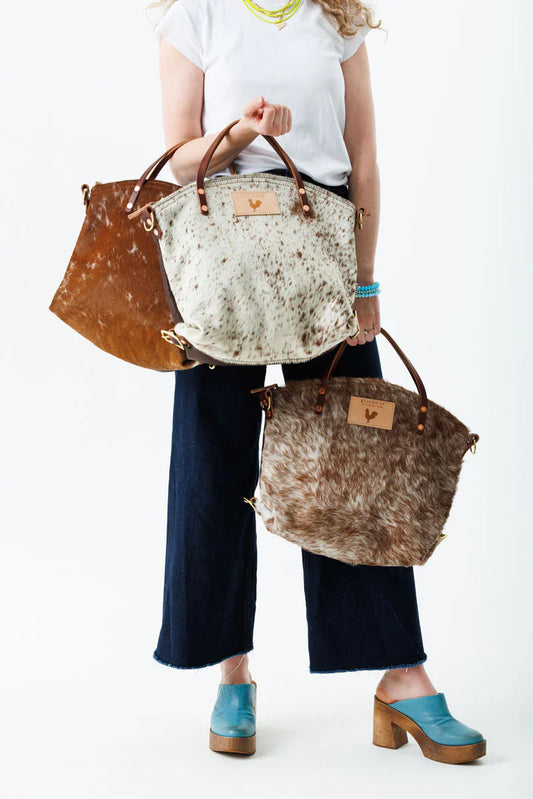 Meanwhile Back on the Farm® Hair on Hide Leather Backpack 2.0