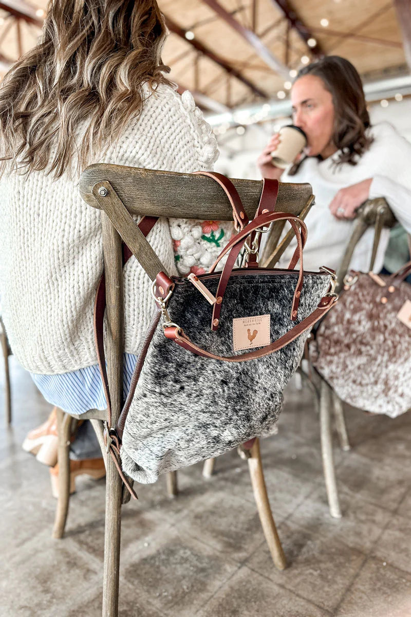 Meanwhile Back on the Farm® Hair on Hide Leather Original Backpack