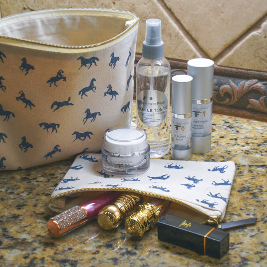 Horse Silhouette Printed Pouches