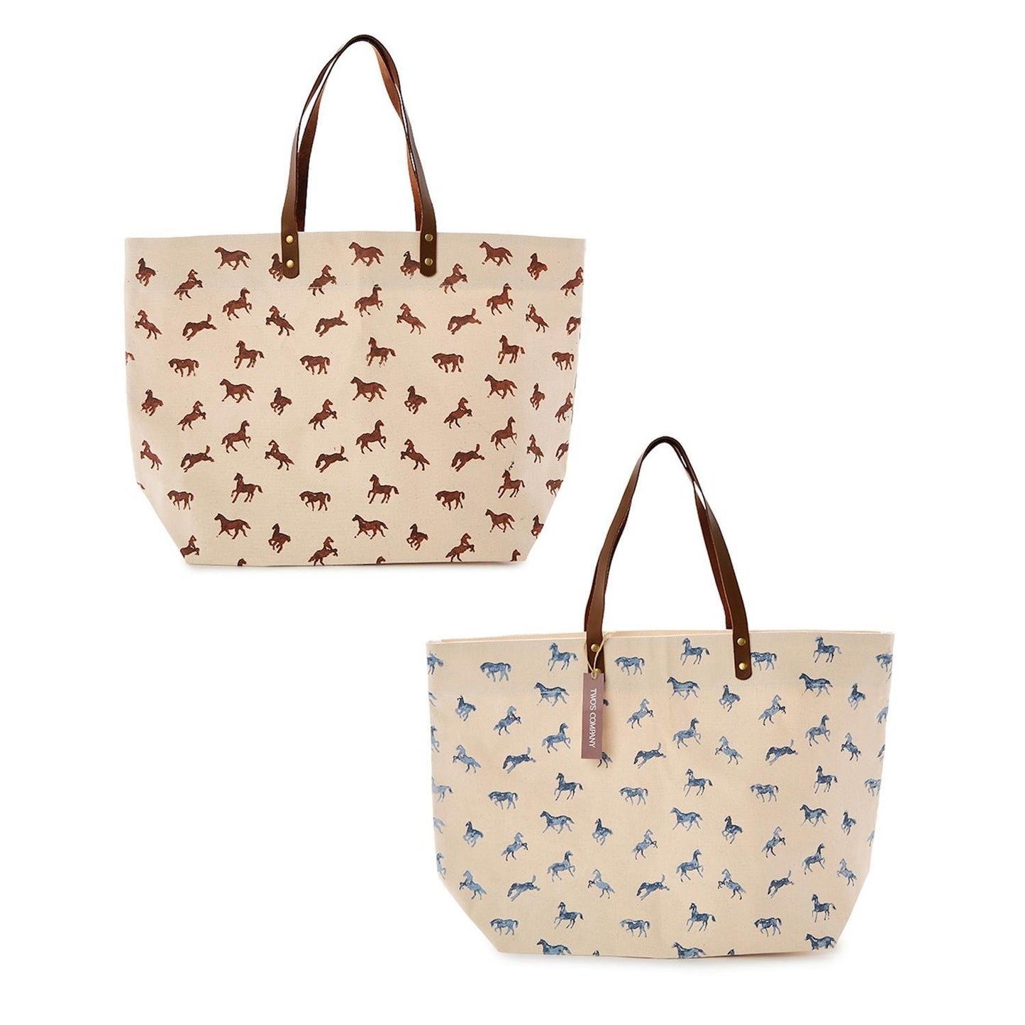 Horse Silhouette Printed Tote Bag