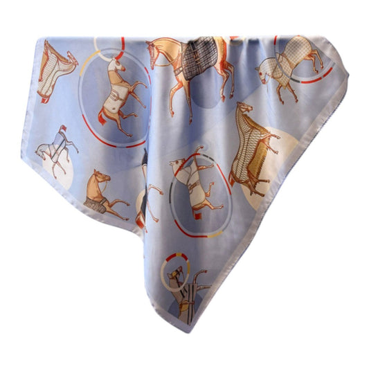 Horses in Blanket Circle Scarf