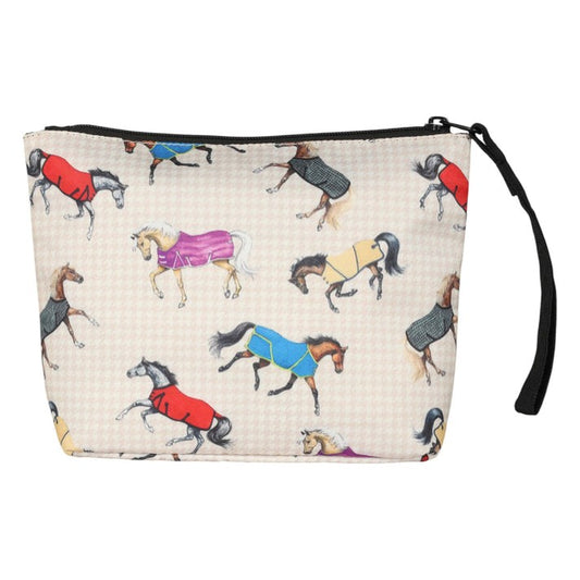 Horse in Blankets Accessory Bag