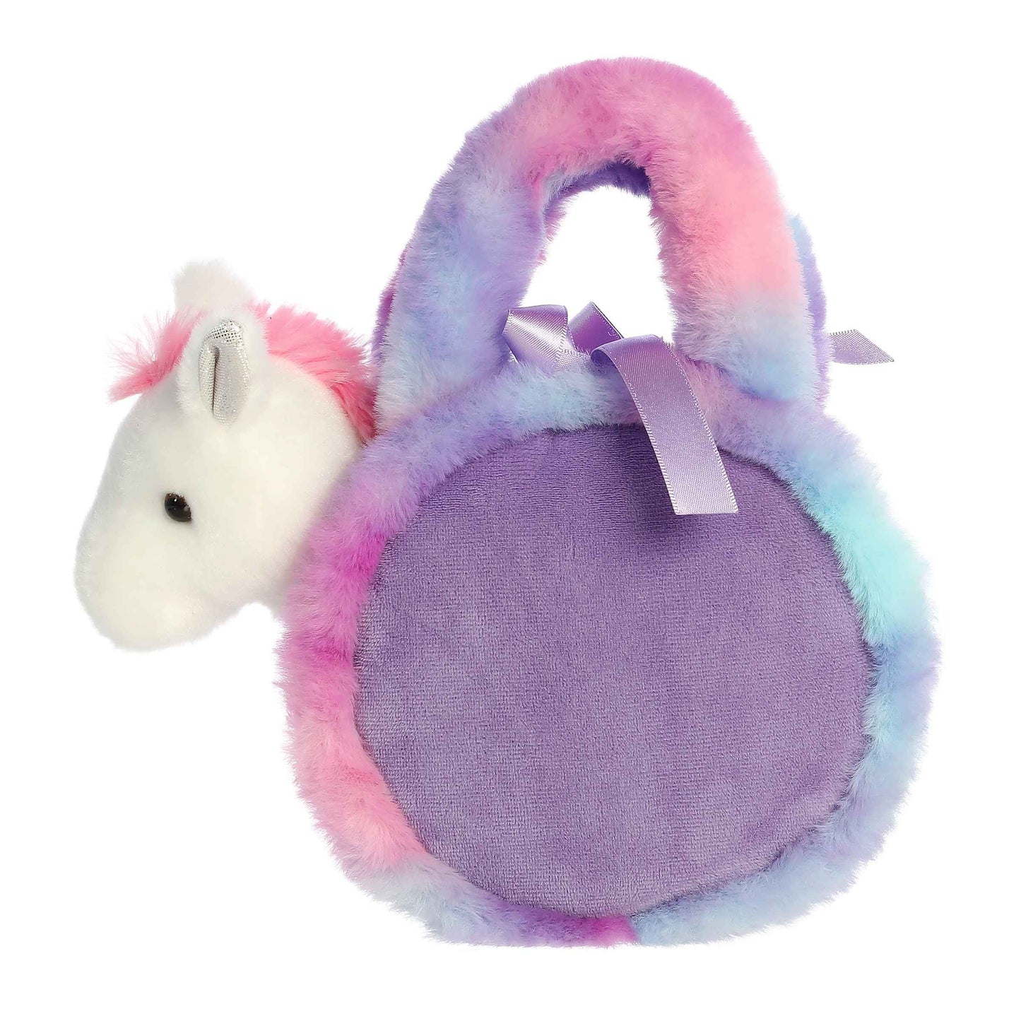 7" Lavender Horseshoe Plush