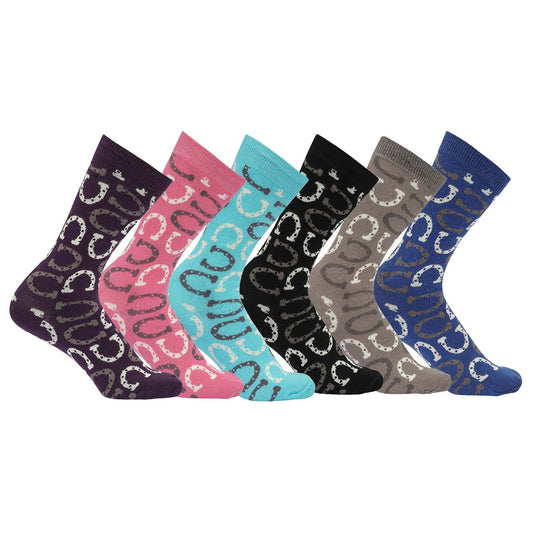 Lucky Horseshoes Crew Socks