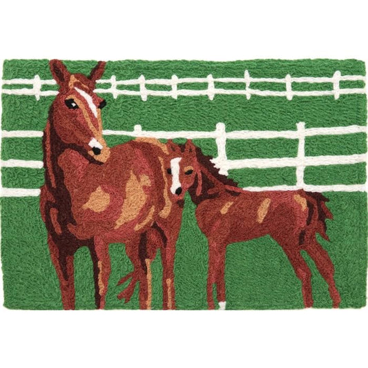 Mare and Foal Indoor Rug