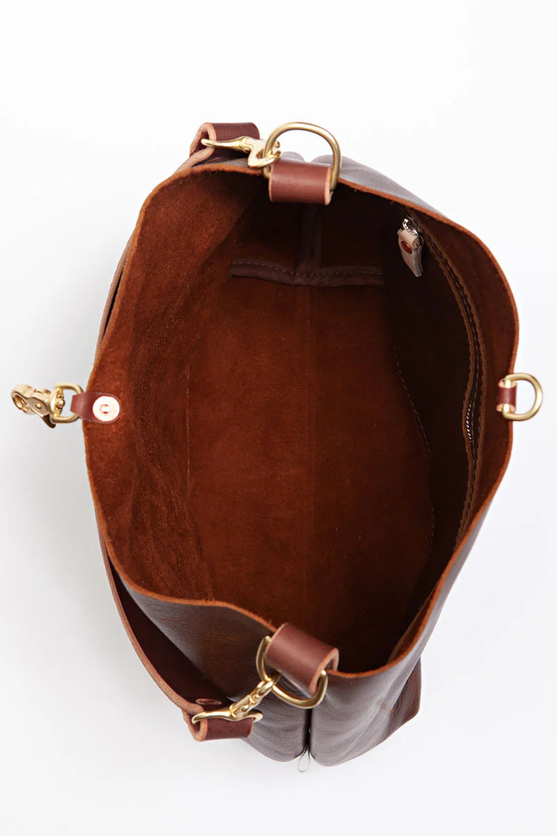 Meanwhile Back on the Farm® Mocha Tuscan Leather Carryall & Crossbody