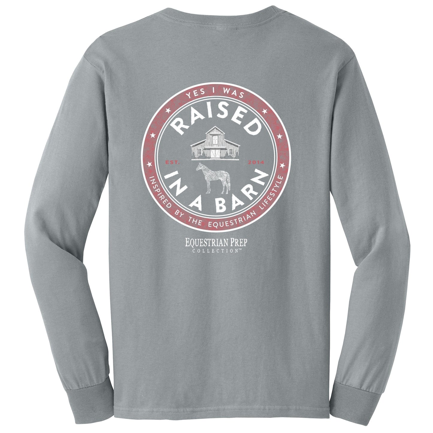 Raised in a Barn Ladies Long Sleeve Tee