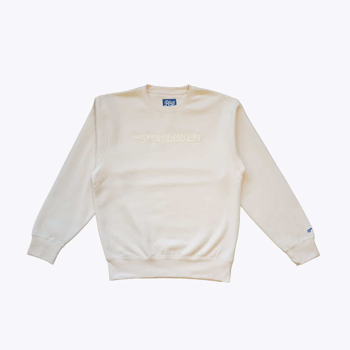 Saddlebred Crewneck Sweatshirt, Cream