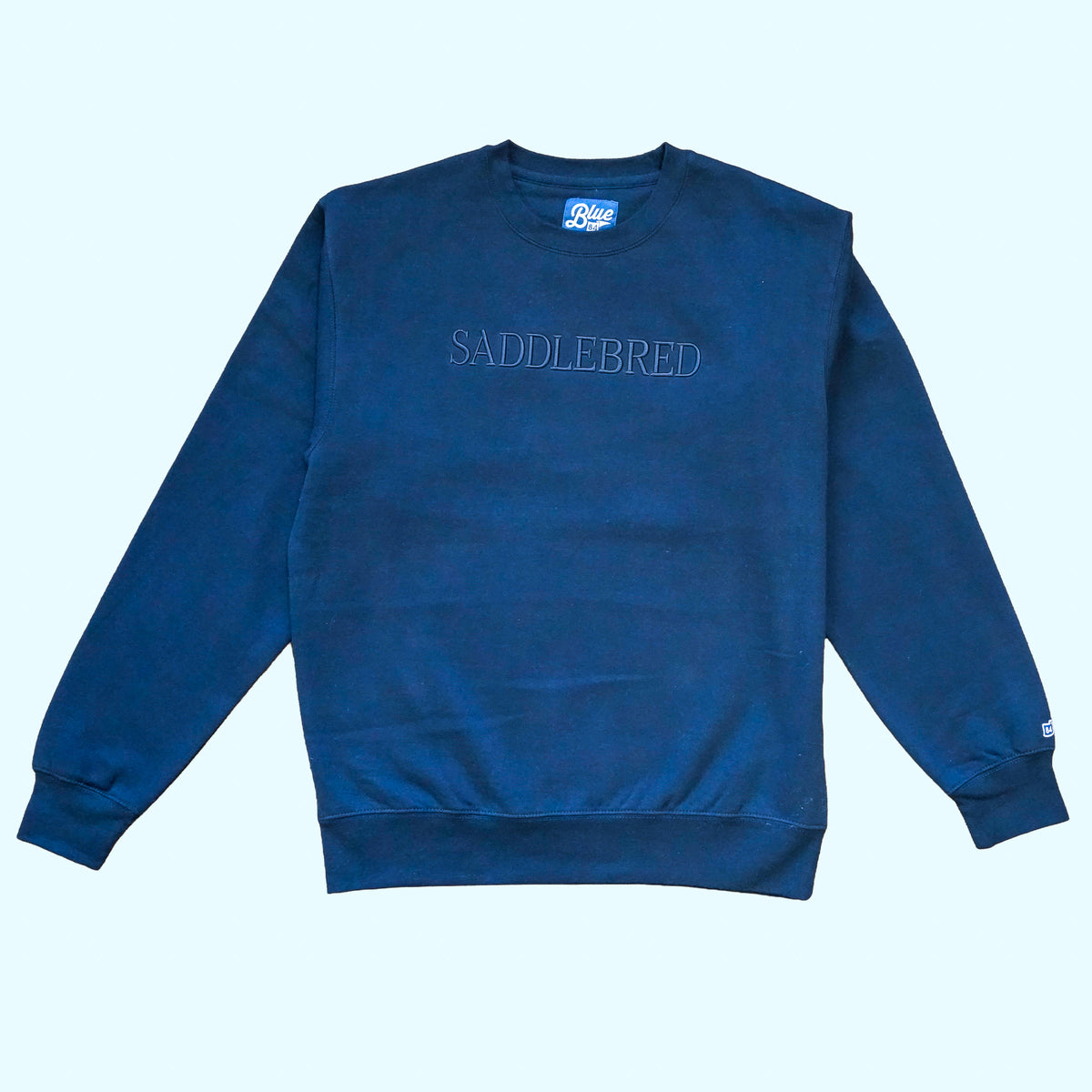 Saddlebred Crewneck Sweatshirt, Navy