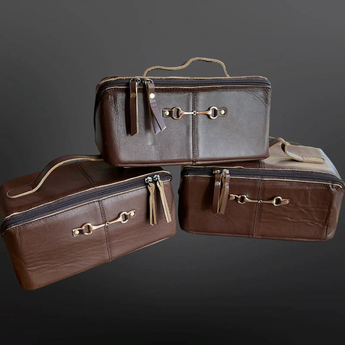 Equestrian Snaffle Bit Toiletry Bag