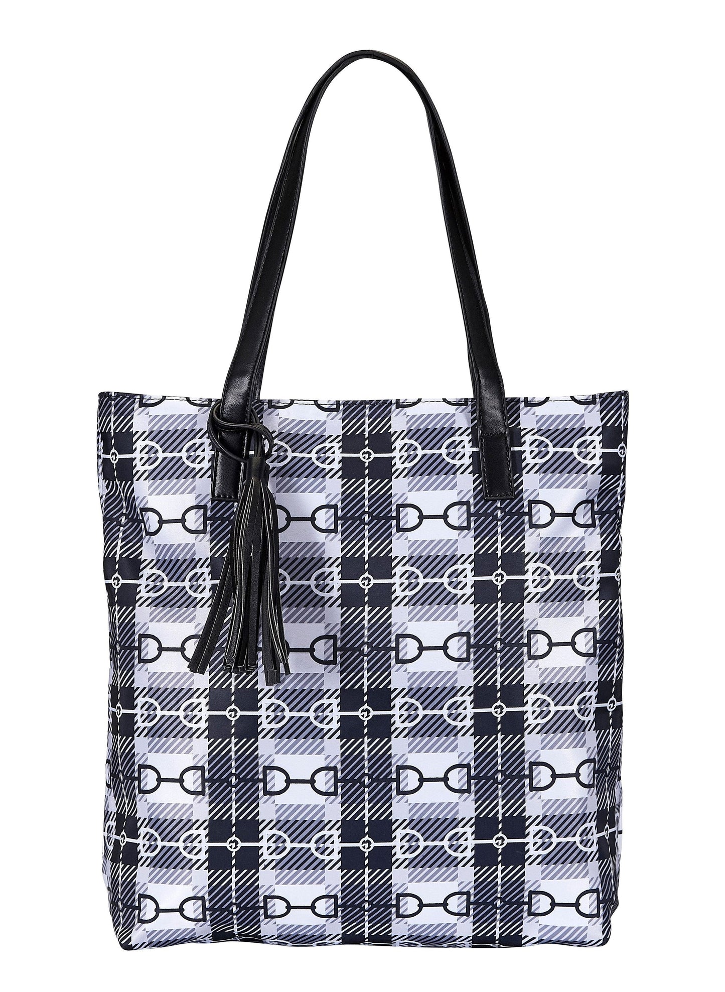 Snaffle Bit Tote Bag with tassel