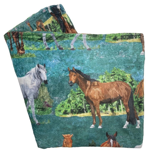 Tropical Horses Throw