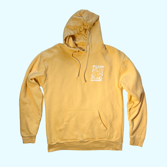 Whup Tropic Hoodie, Butter Yellow