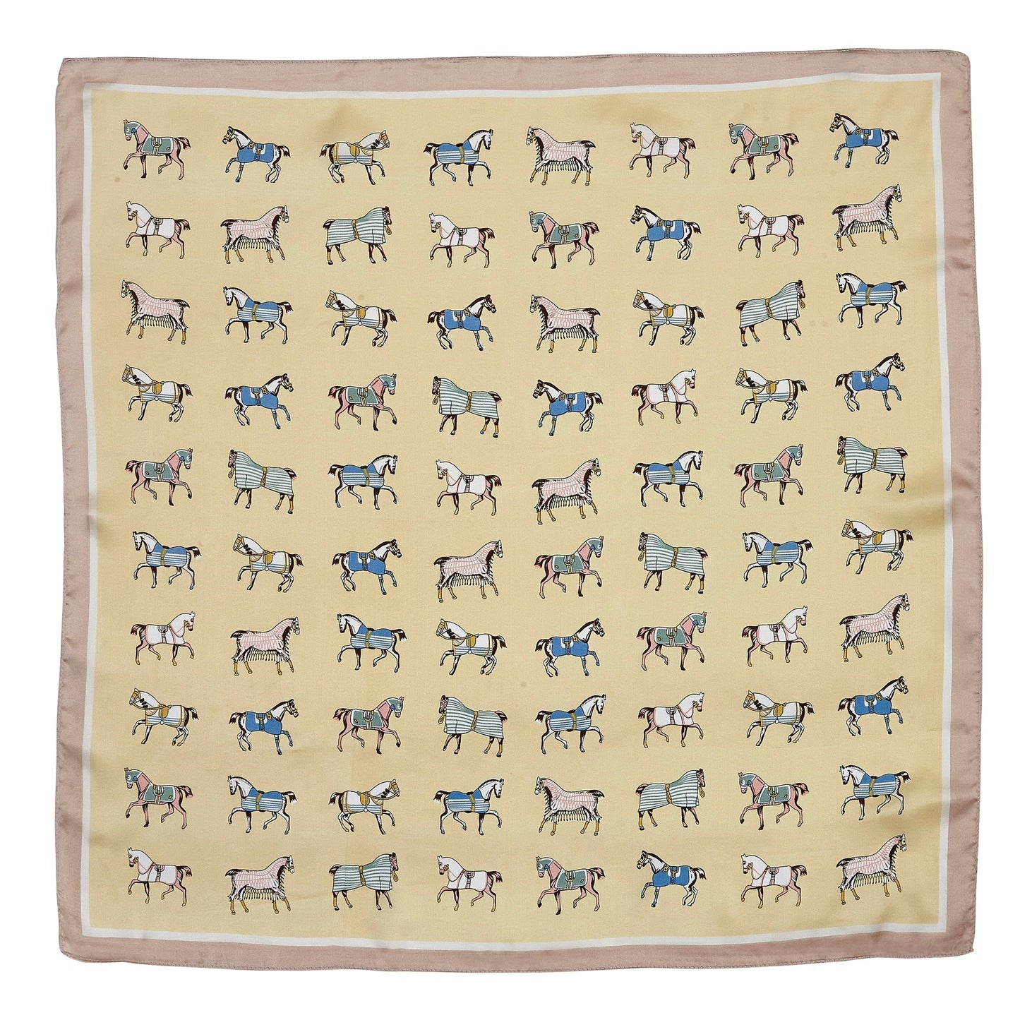 Mini Horses in Blankets Scarf