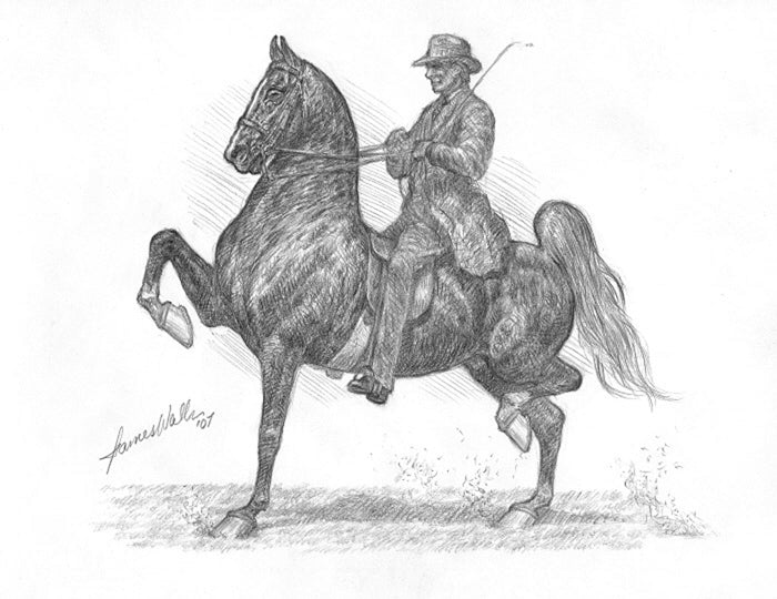 James Walls The Walk Trot Print