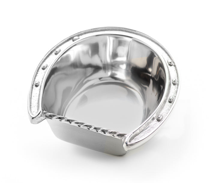 aluminum horseshoe shaped bowl