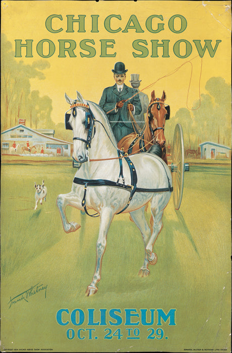 Frank Whitney 1904 Chicago Horse Show Poster