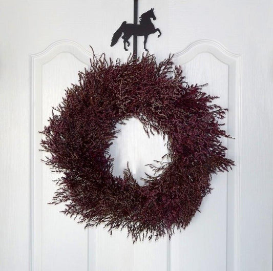 Saddlebred Wreath Hanger with Wreath
