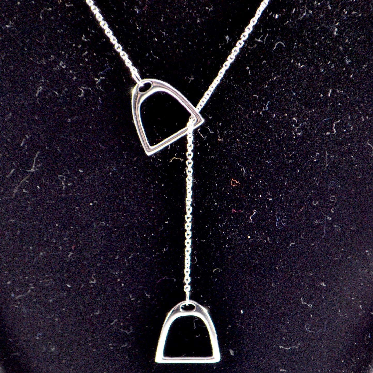 Lariat Stirrup Necklace