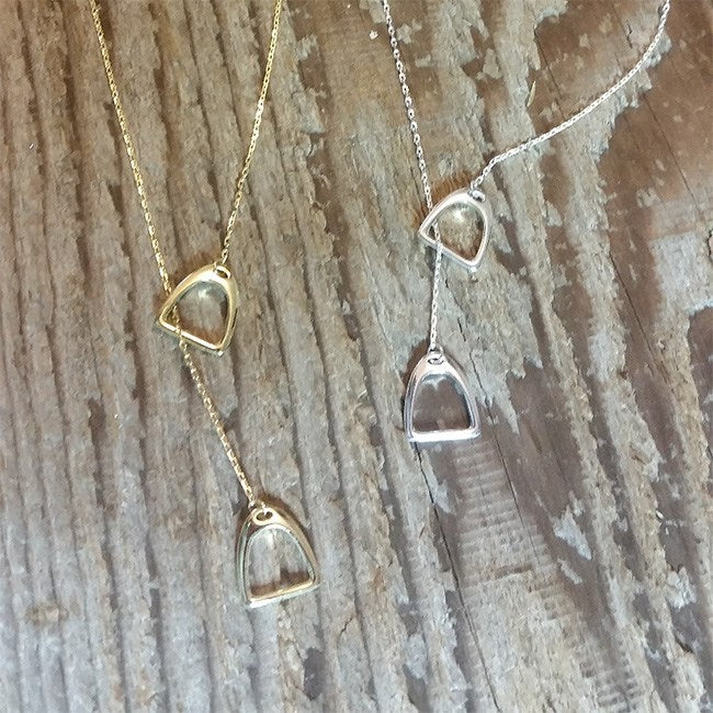 Lariat Stirrup Necklace