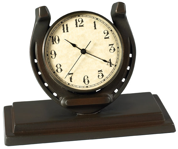 Upturned Horseshoe Clock