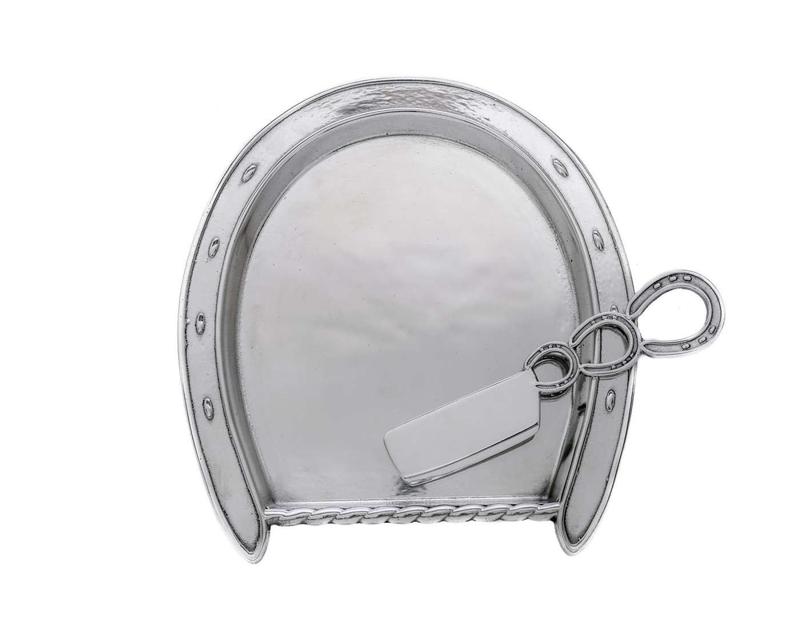 Arthur Court Horseshoe Plate and Server